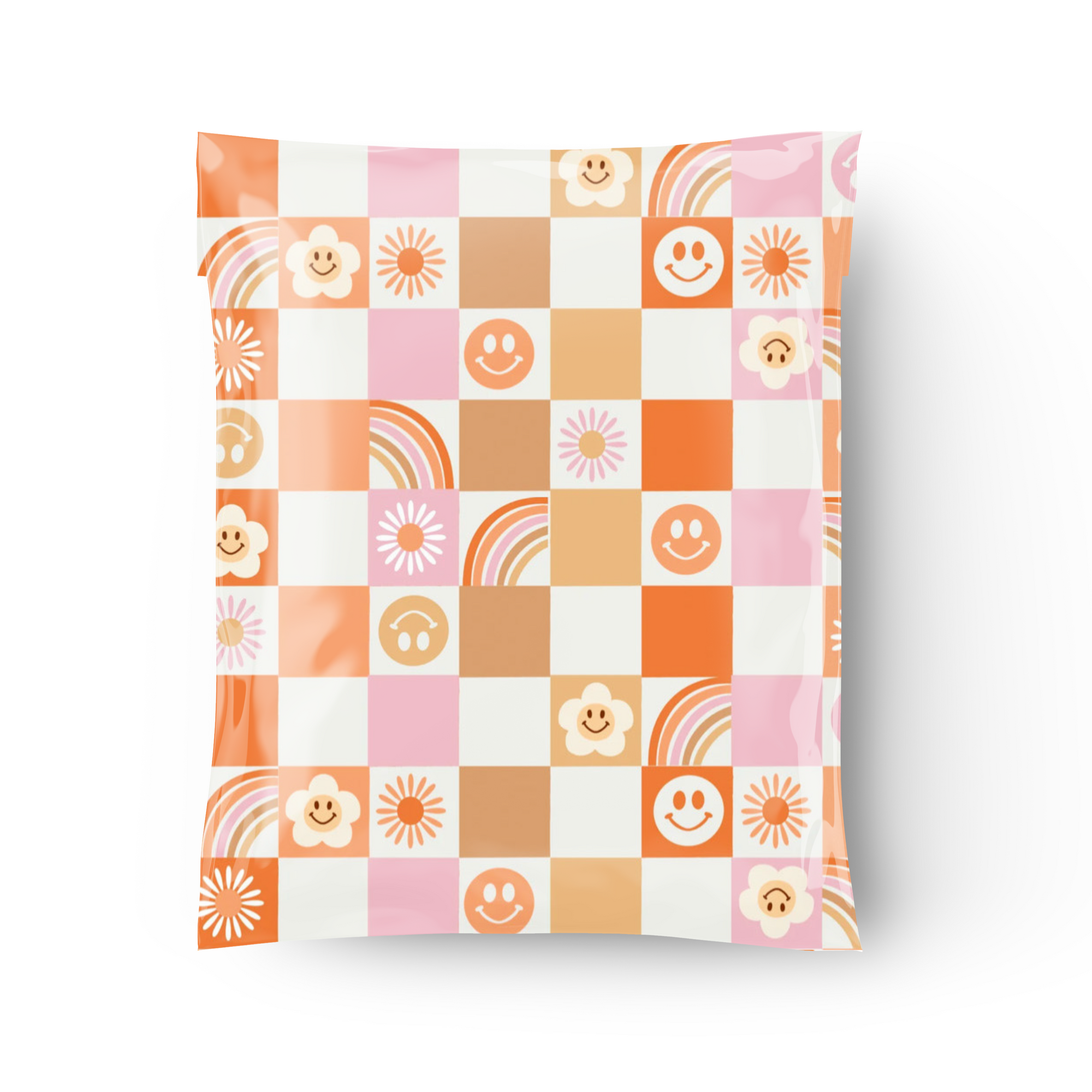14.5x19" Retro Checkered Poly Mailers