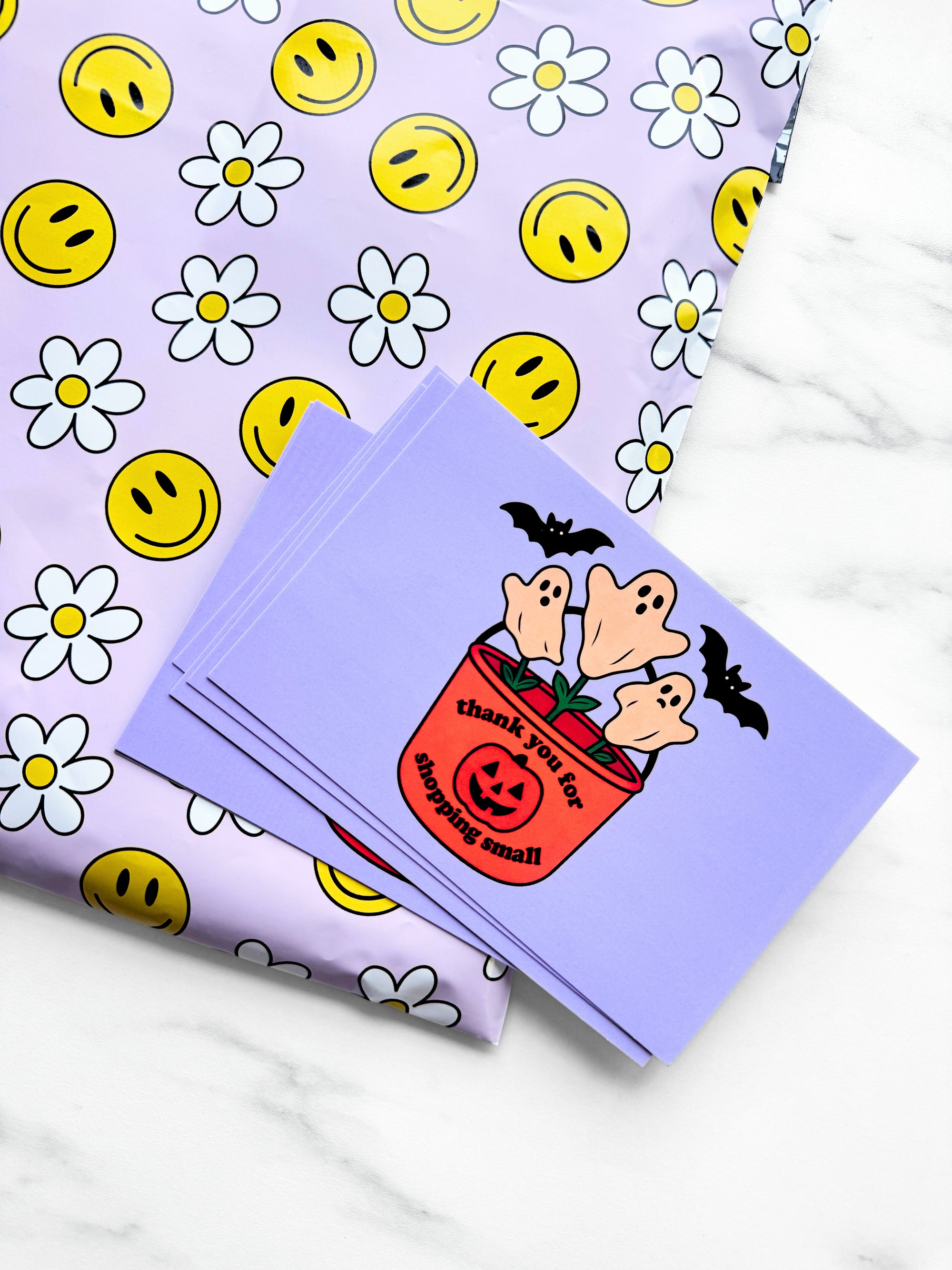 Halloween Thank You For Shopping Insert Card