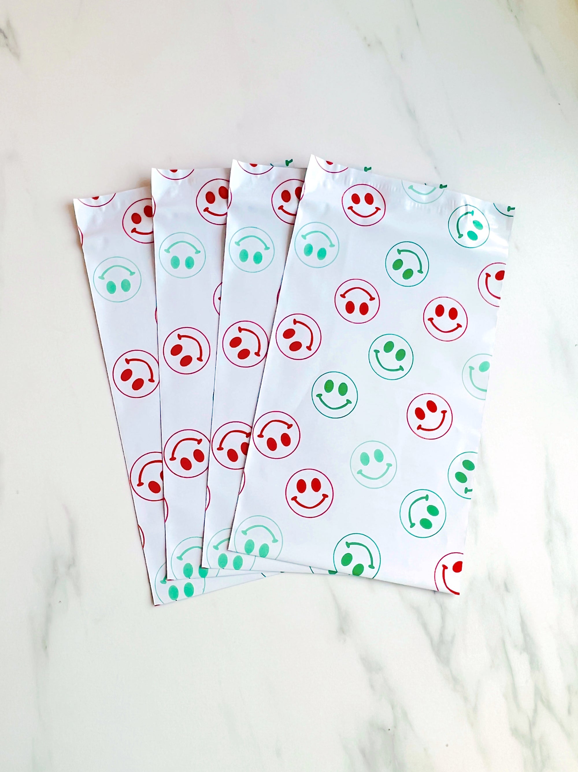 IMPERFECT - 6x9" Holiday Happy Mail Poly Mailers