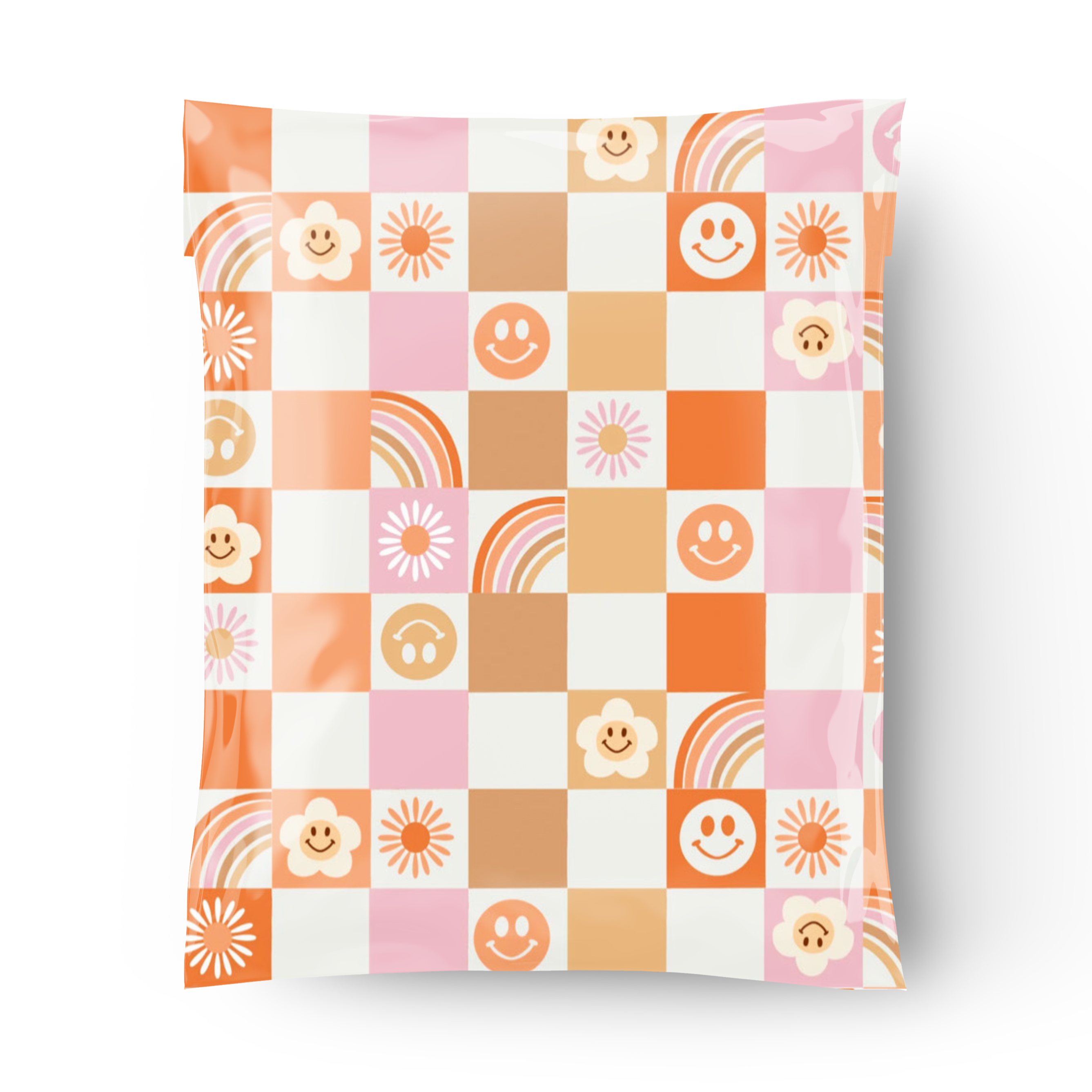 10x13" retro checkered mailer