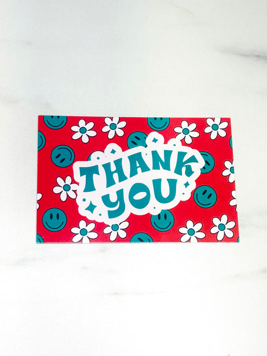 Holiday Thank You Insert Card