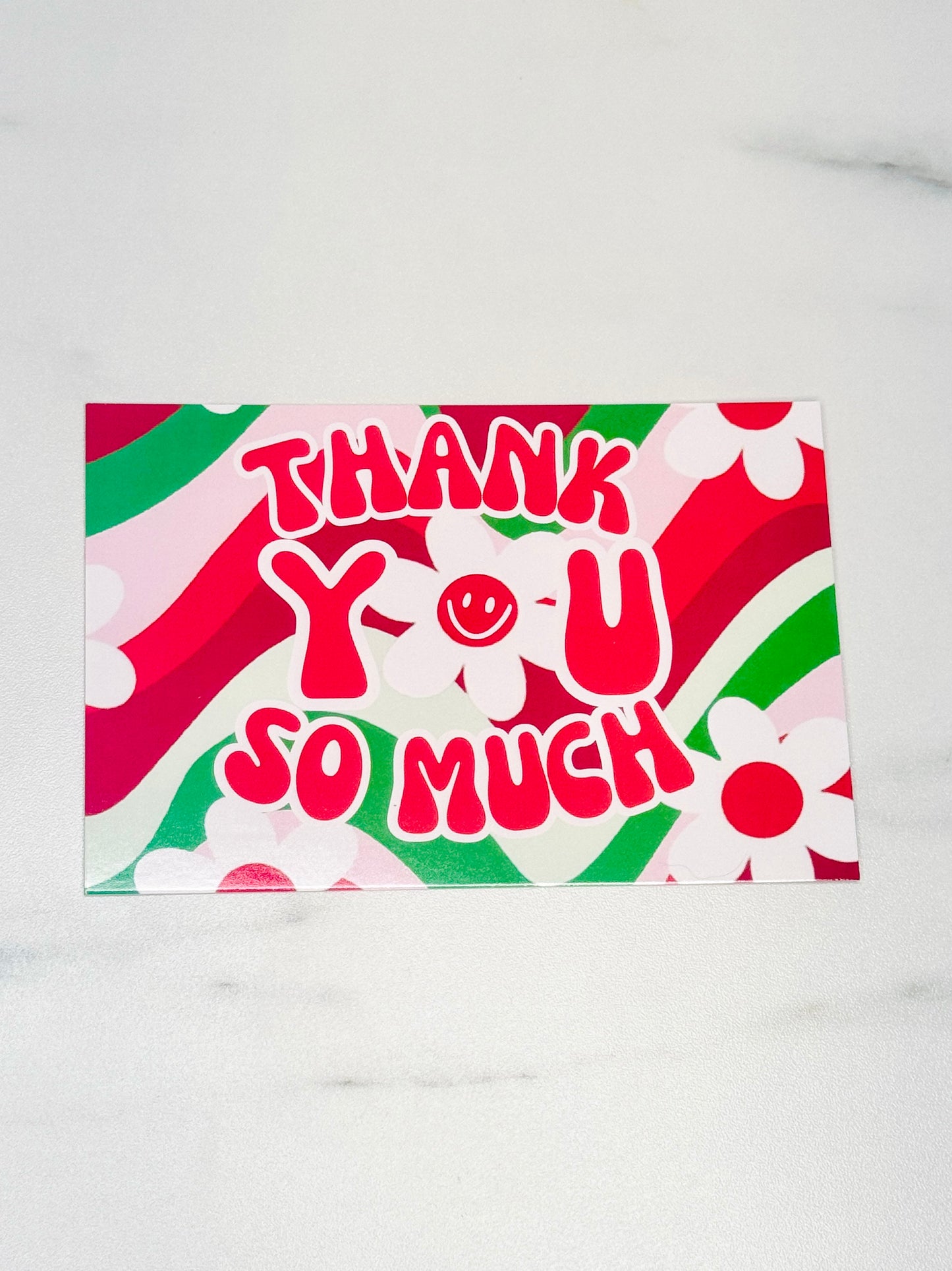 Holiday Thank You So Much Insert Card