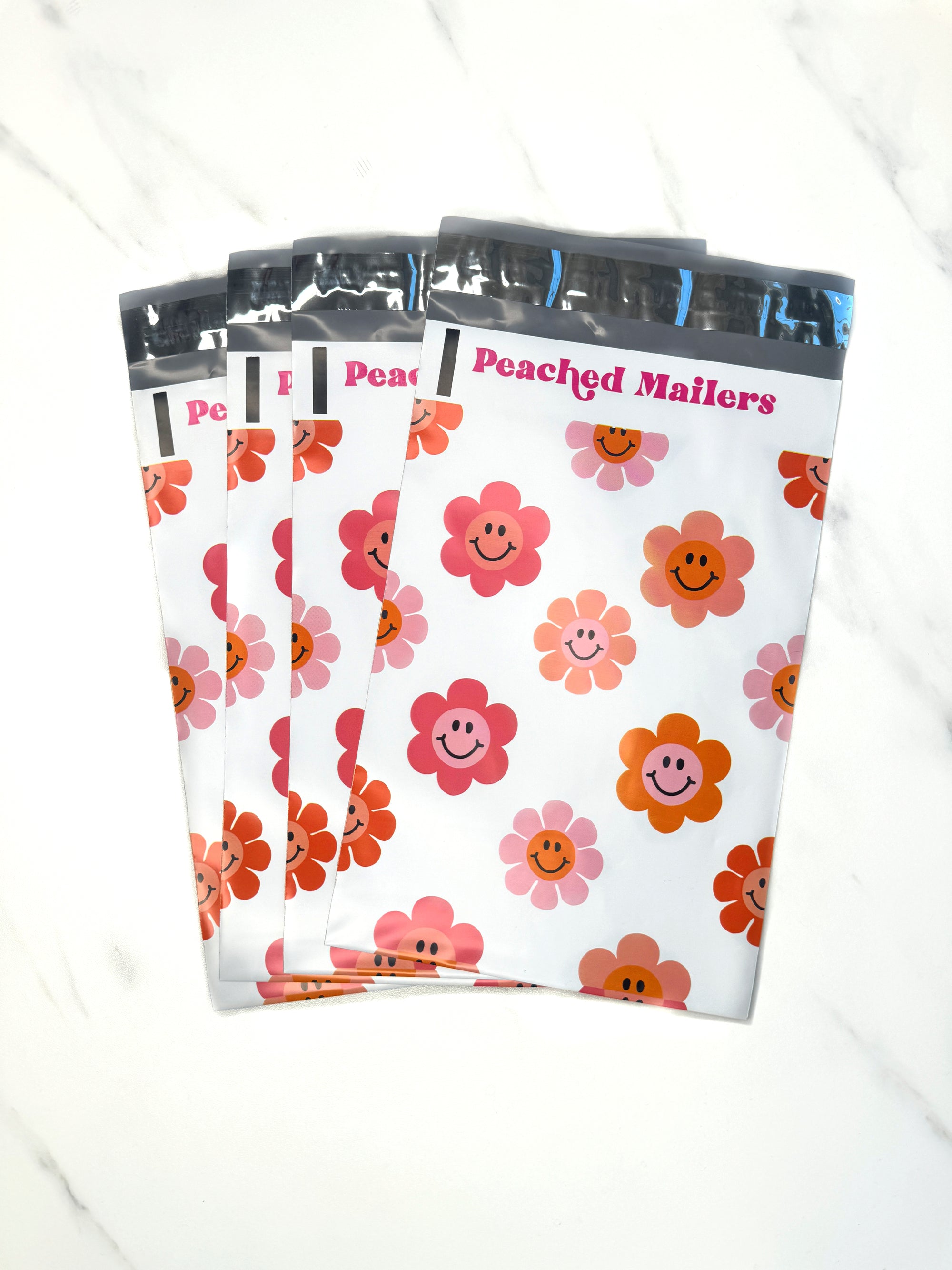 6x9" retro flowers mailer