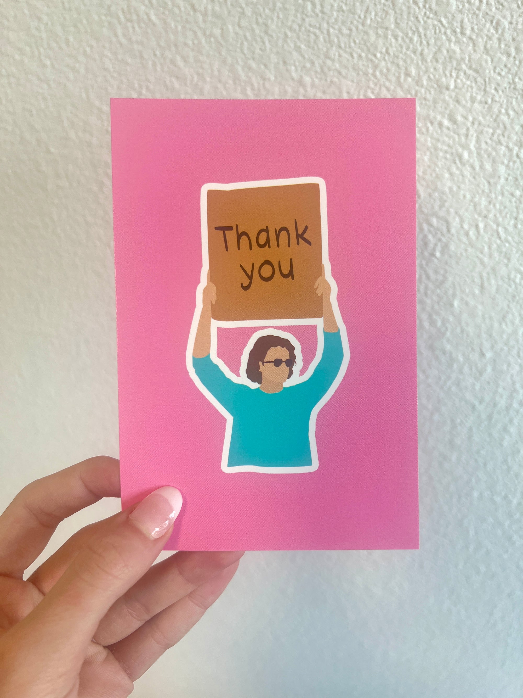 Thank You Sign Insert Card